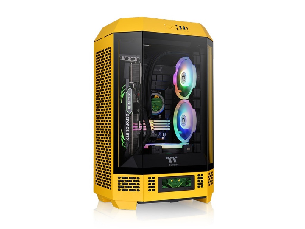 Thermaltake The Tower 300Bumblebee Yellow, mATXMicro Tower Case - Image 2