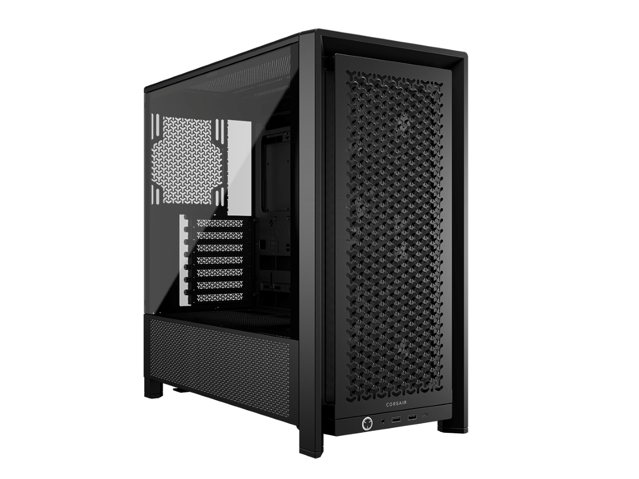 CORSAIR FRAME 4000D RS Case3xRS120 fans, 360mm radiator170mm cooler, 430mm GPU, ATX, Black - Image 2