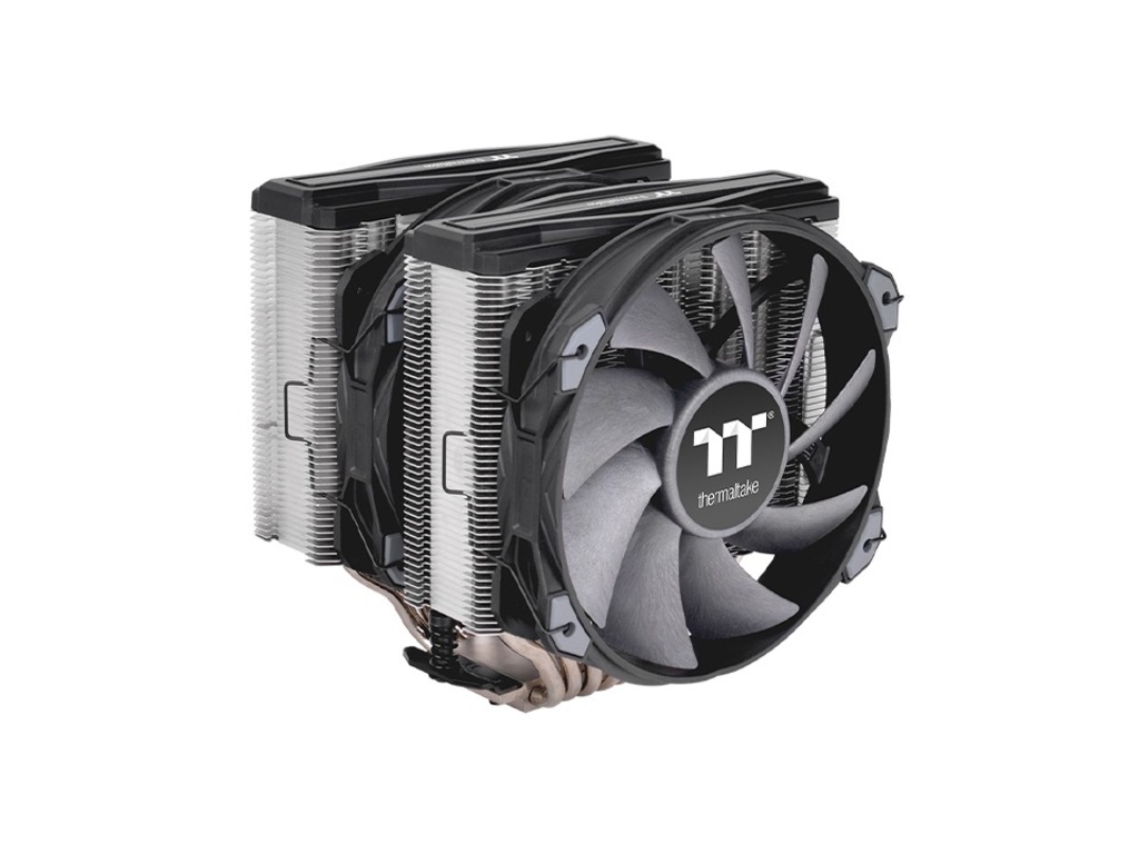 Thermaltake Toughair 710 CPU cooler, dual-tower fan, 2x 140mm fan, AMD i Intel - Image 2