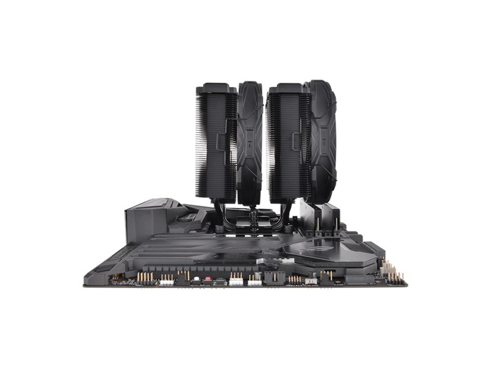 Thermaltake Toughair 710Black CPU Cooler, Dual tower,2x 140mm fans - Image 2