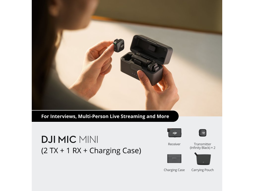 DJI Mic Mini (2 TX + 1 RX+ Charging Case) - Image 3