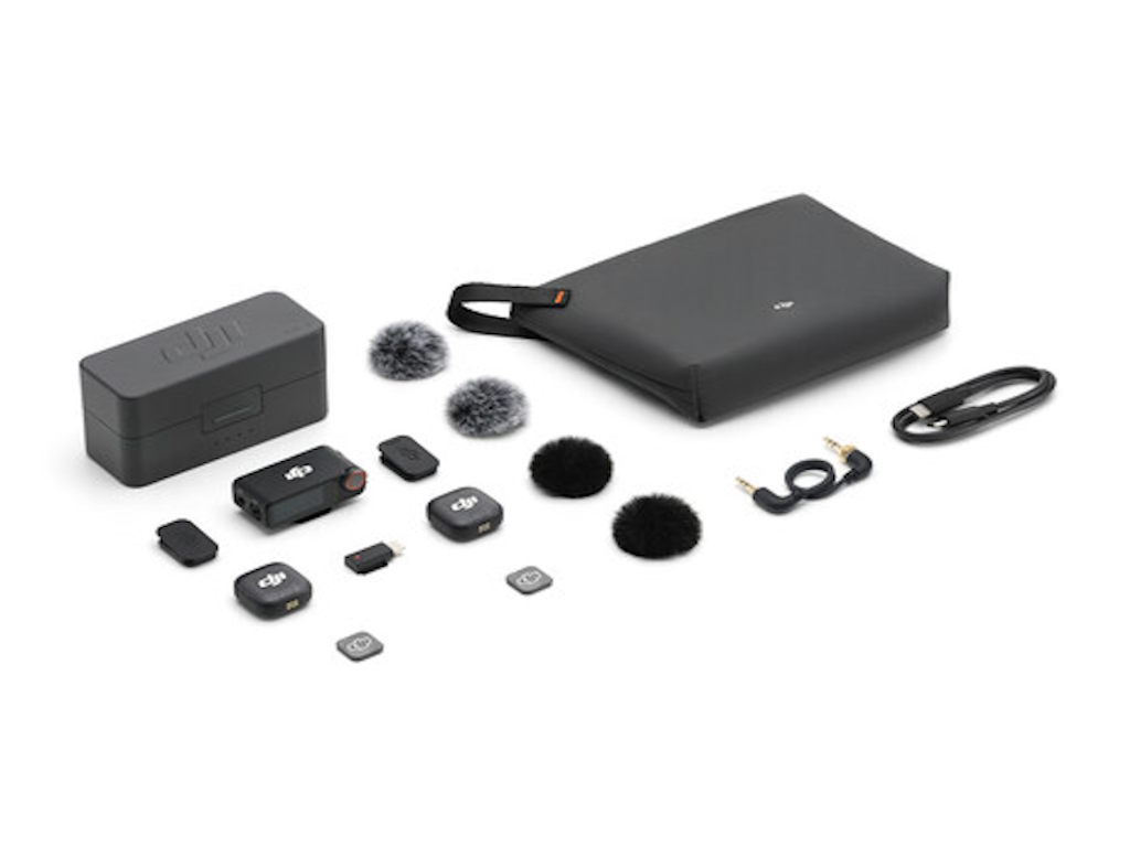 DJI Mic 3 (2TX+1RX+CC)mikrofon, prenos zvuka do 250m5.5h snimanja,48kHz 24 zvuk,OLED zaslon
