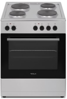TESLA Šporet CS6400SXSamostojeći; 4x elekt.zone (2x brze); 4x funk.pećnice sa grilom