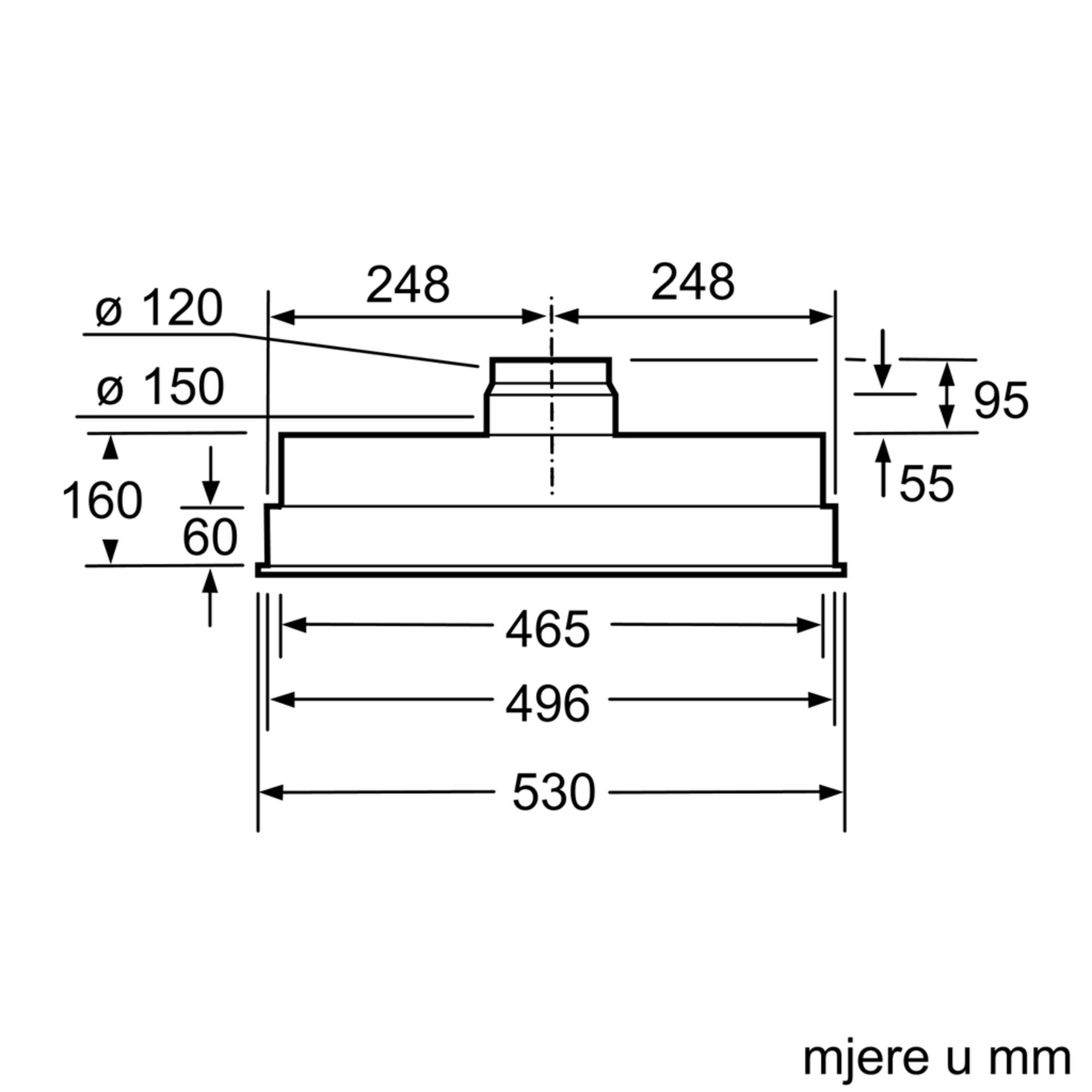 BOSCH Potpuno ugradbena napa Serie 4| C, 2 Motora, 618 m3/h, Buka: 38/56dB, DE - Image 4
