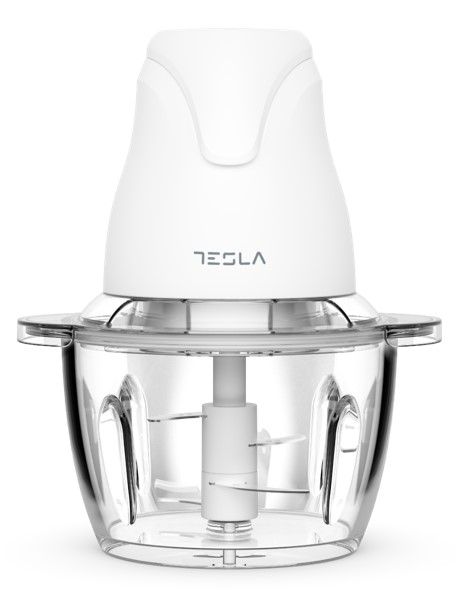 TESLA Sjeckalica FC302WSnaga 400 W; Kapacitet 1 L; 4 inox oštrice na 2 nivoa; staklena pos - Image 2