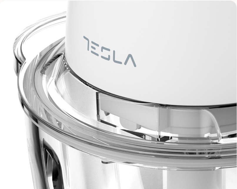 TESLA Sjeckalica FC302WSnaga 400 W; Kapacitet 1 L; 4 inox oštrice na 2 nivoa; staklena pos - Image 5