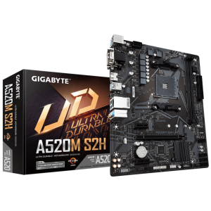 Gigabyte A520M S2H 1.2;AM4; 2xDDR4; M.2, 4xSATA;VGA, DVI, HDMI; 6xUSB; mATX;