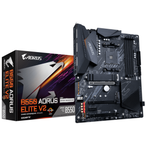 Gigabyte MB B550 AORUS ELITEAM4; 4xDDR4; 2xM.2; 4xSATA;DP,HDMI; 7xUSB; ATX;