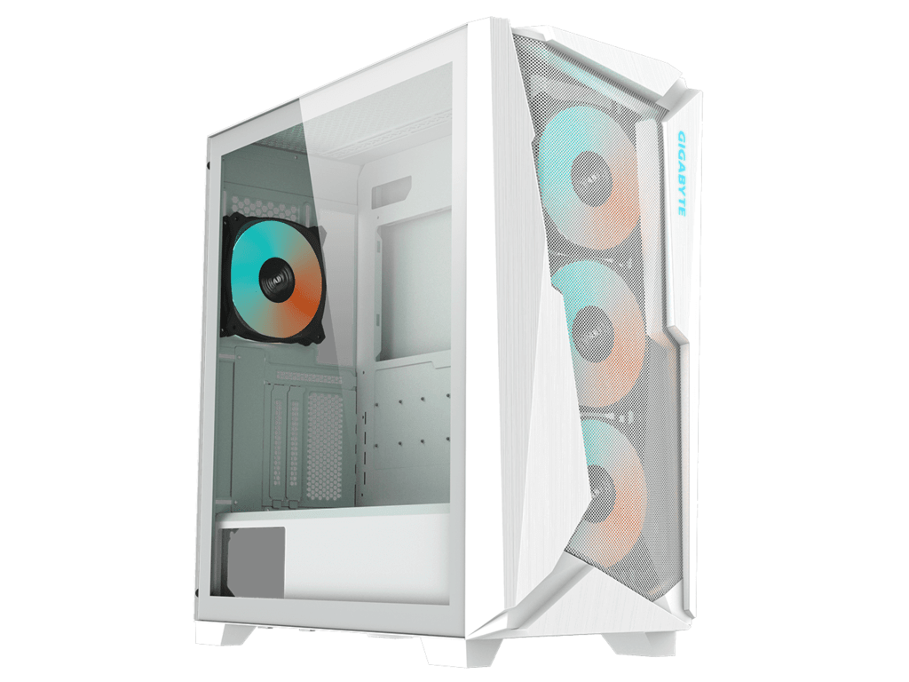 Gigabyte CASE C301G White3xARGB fans(1xRear; 3xFront)GPU H : 400mm; Dust filter - Image 2