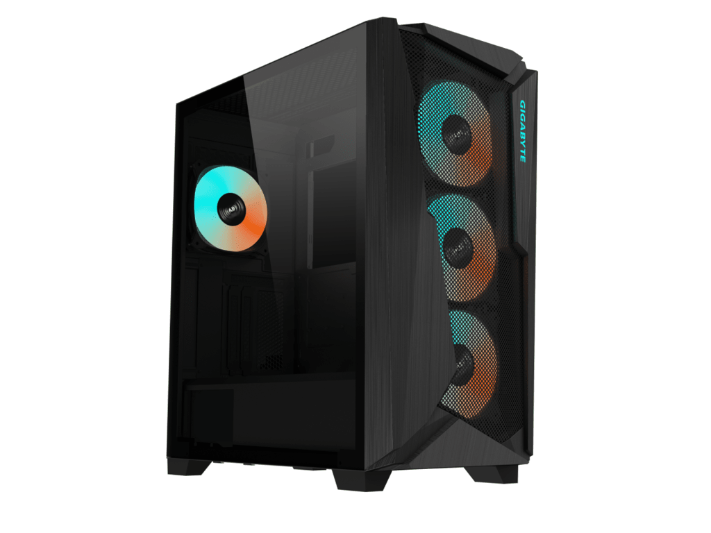 Gigabyte CASE C301G Black3xARGB fans(1xRear; 3xFront )GPU H : 400mm; Dust filter - Image 2