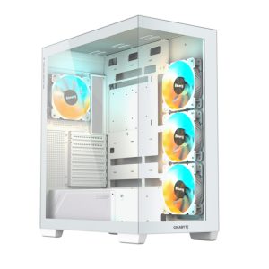 Gigabyte C500 Panoramic Stealt Mid-tower, ATX, 4x ARGB fans White Case