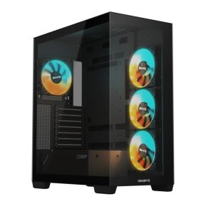 Gigabyte C500 Panoramic Stealt Mid-tower, ATX, 4x ARGB fans Black Case