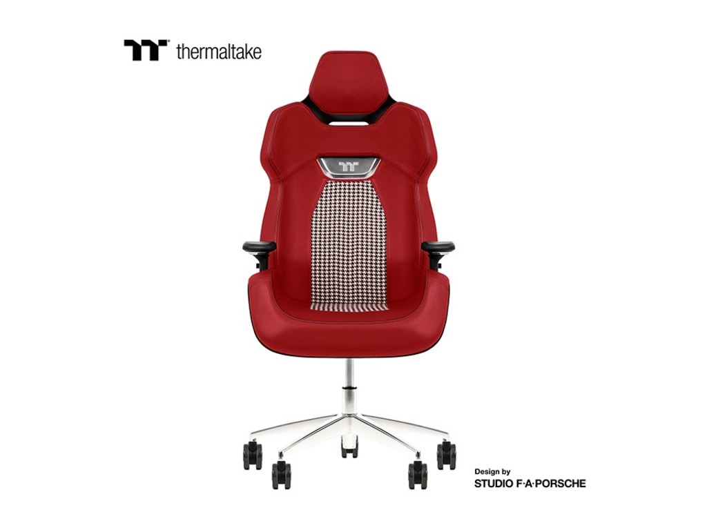 Thermaltake ARGENT E700Real Leather Gaming chairStolica, (black houndstooth fabric) - Image 4