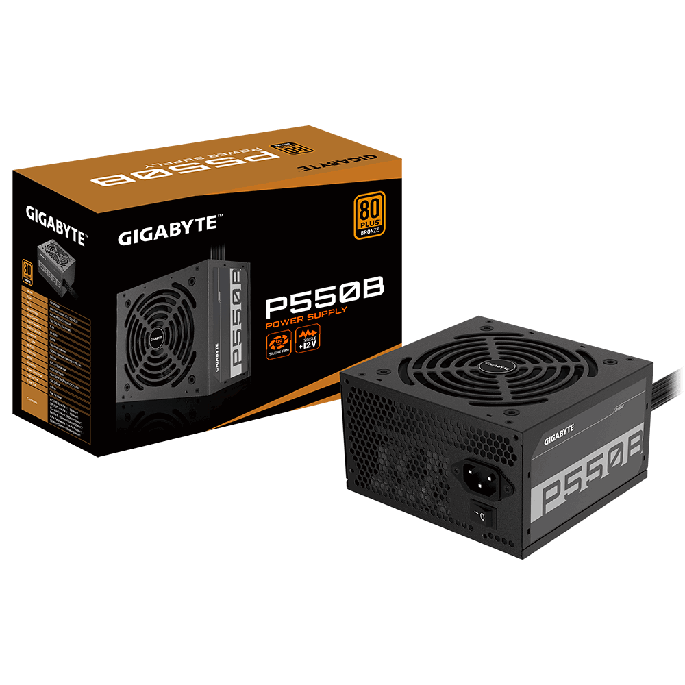 Gigabyte PSU 550W; 80+ bronze6xSATA,2xPCIe 6+2 Pin,3x4Pin,1xFloppy - Image 3