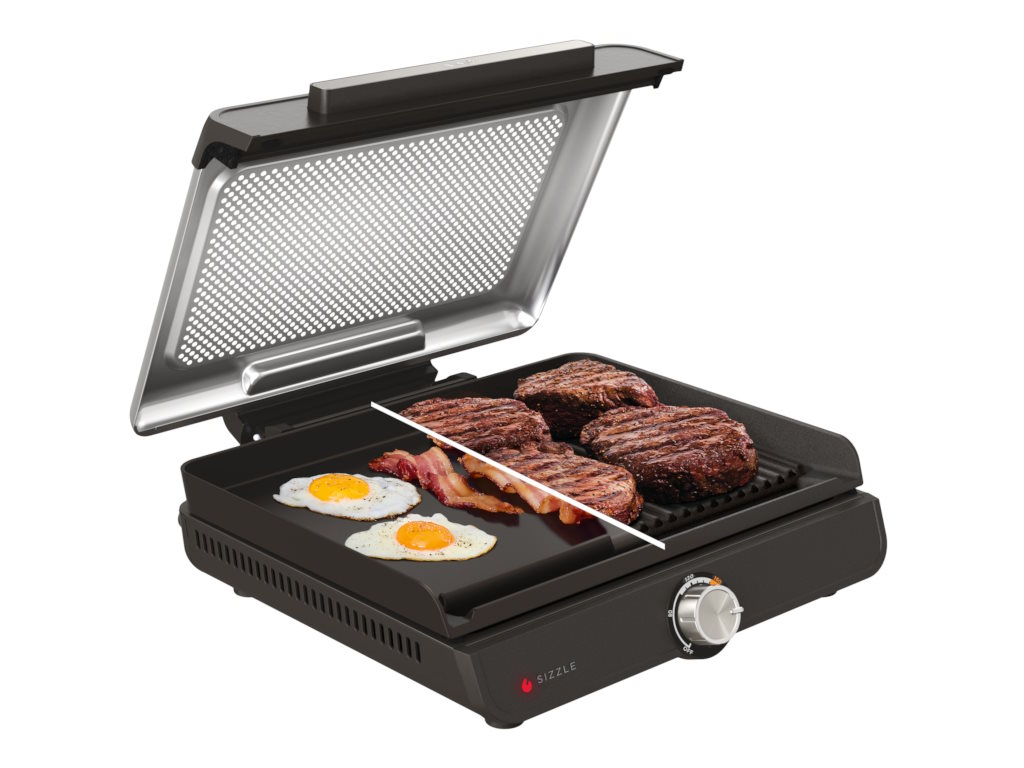 Ninja elektricni rostiljCrna boja, rostilj na dr.ugalj snaga 1450W, dvije izmjenjive ploce - Image 3