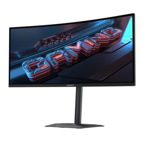 Gigabyte Monitor 34" GS34WQCA 34" VA 1500R, 3440x1440 WQHD 120Hz, 300cd, 1ms, height, tilt