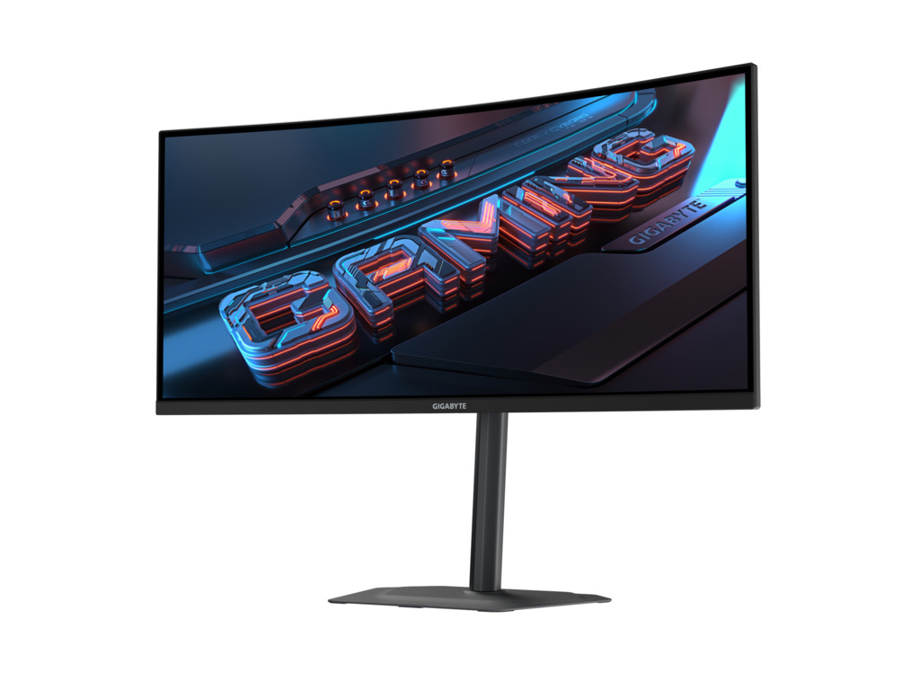 Gigabyte Monitor 34" GS34WQCA 34" VA 1500R, 3440x1440 WQHD 120Hz, 300cd, 1ms, height, tilt