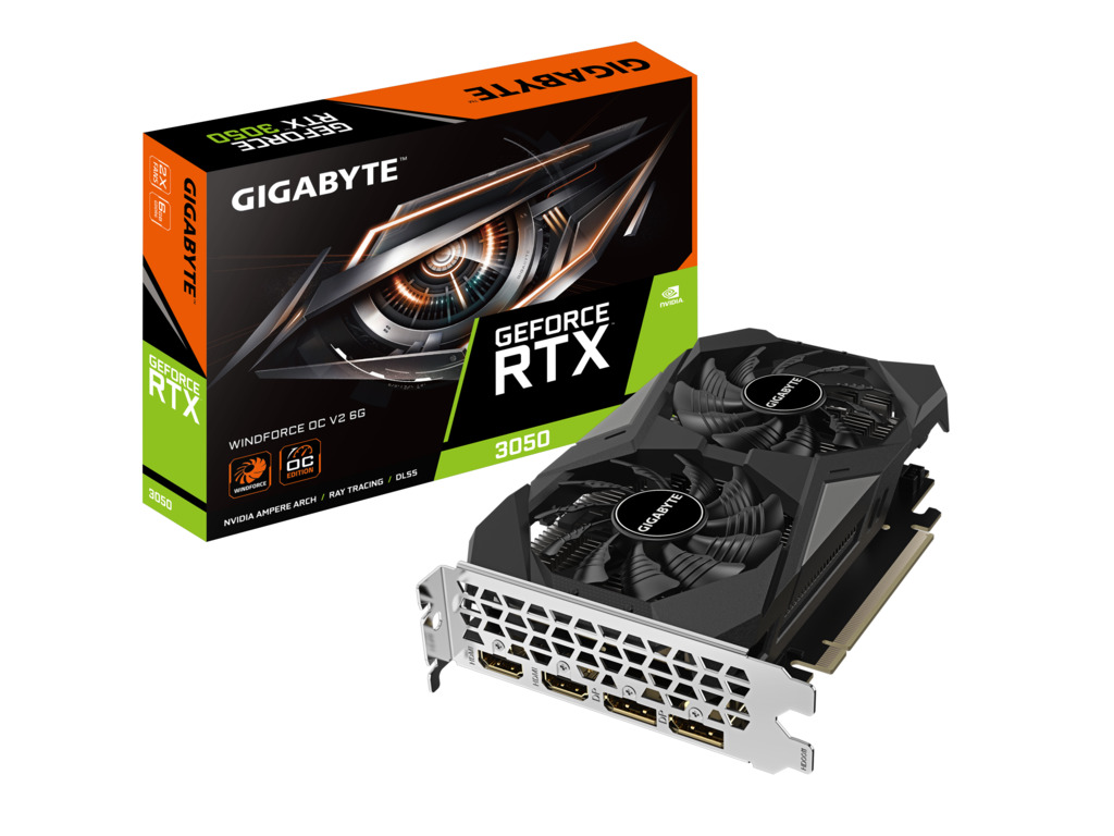 Gigabyte RTX 3050 WindForce;6GB GDDR6, 96bit2x DP, 2x HDMI - Image 2