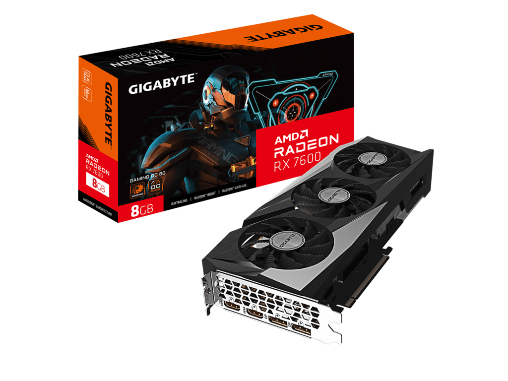 Gigabyte VGA RX 7600 Gam OC 8G8GB GDDR6 128bit;2xHDMI;2xDP - Image 5