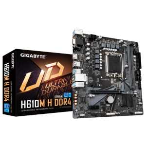 Gigabyte MB [H610M H DDR4 G10]LGA1700; 2xDDR4 up to 64GB1xM.2; HDMI,VGA; 2xPS2; 6xUSB