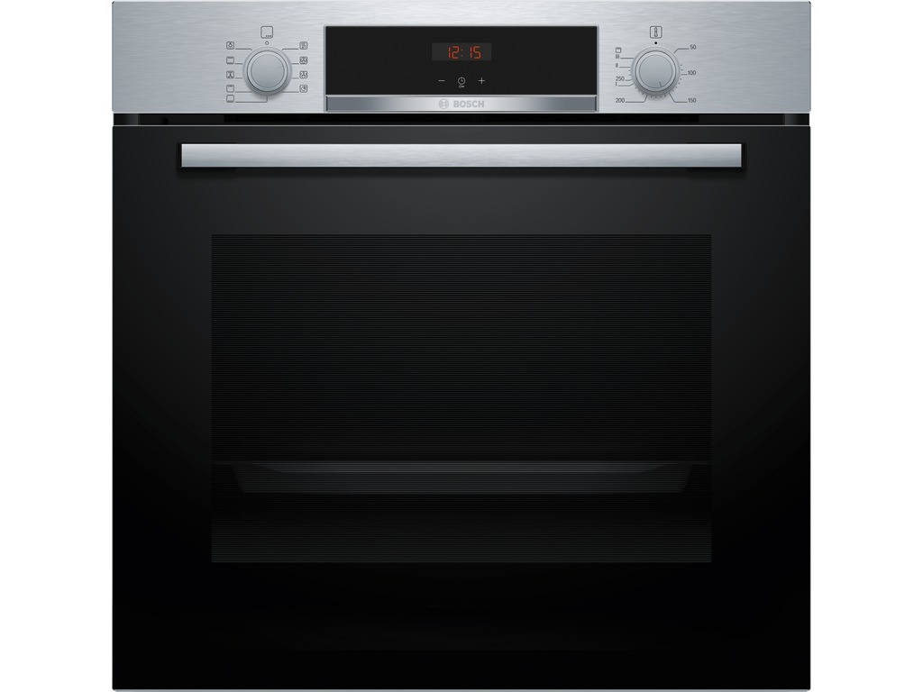 BOSCH pećnica Serie 4| INOX, A, EcoClean, 71L,Teleskopska vodilica, 7 programa,old:HBA513BS1