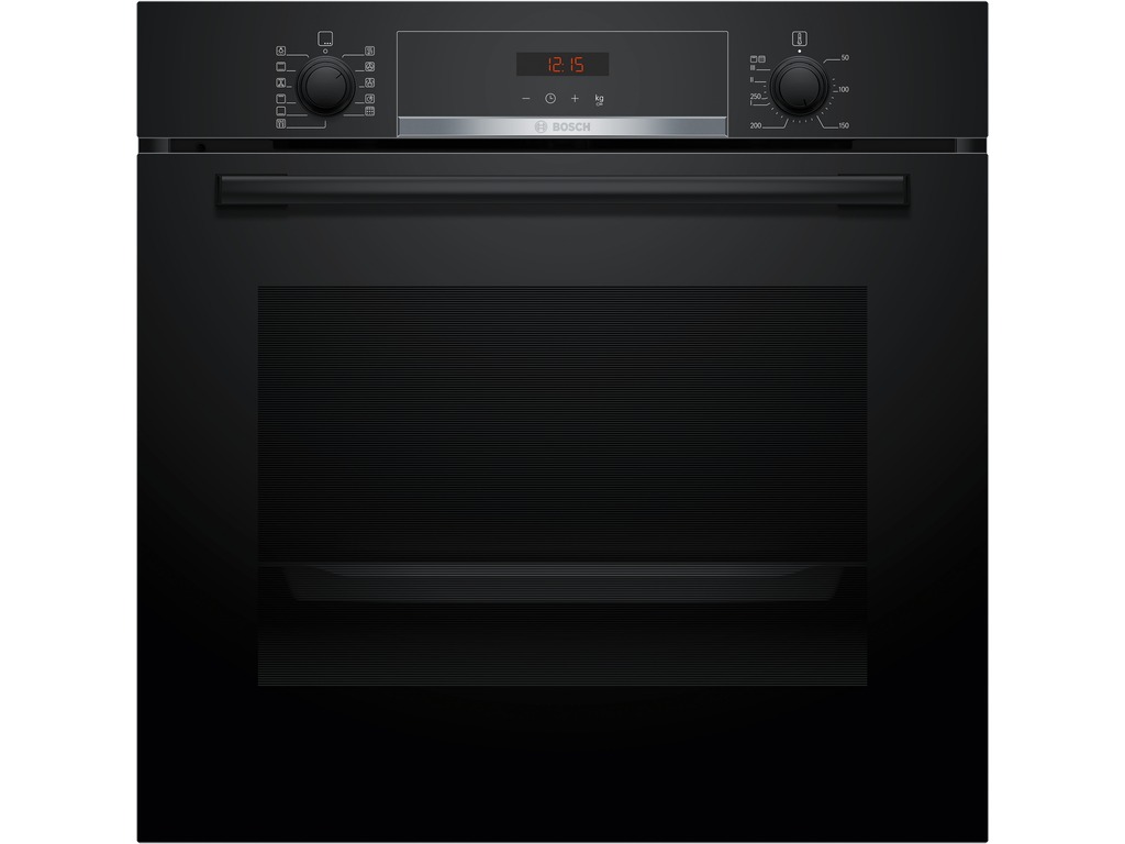 BOSCH pećnica Serie 4| CRNA, A+, PIROLIZA, AutoPilot 10, 71 L, 7 programa