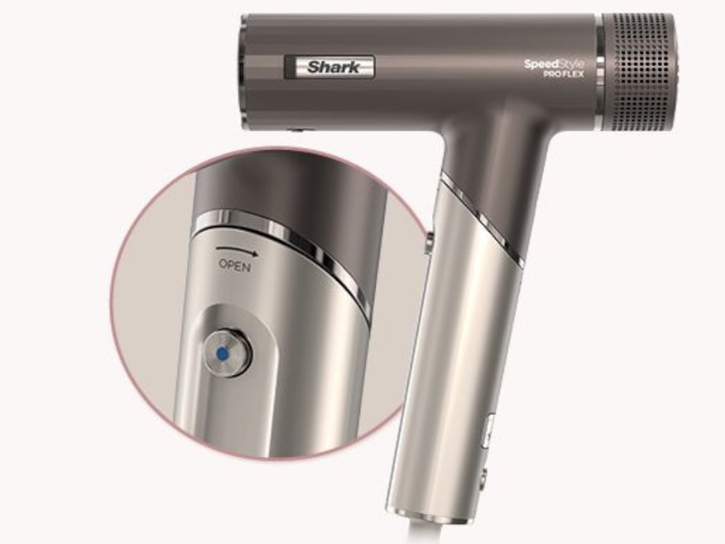 Shark Pro FLEX susilo4u1 fen, 1750W, rucka na preklop, IQ Styling, bez topl. ostecenja