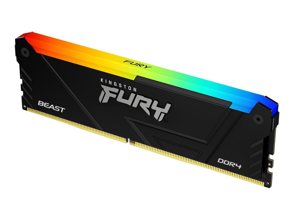 Kingston 8GB 3200MHz DDR4 RGBFURY Beast (1x8GB) RGB,CL16, 288-Pin, XMP - Image 2