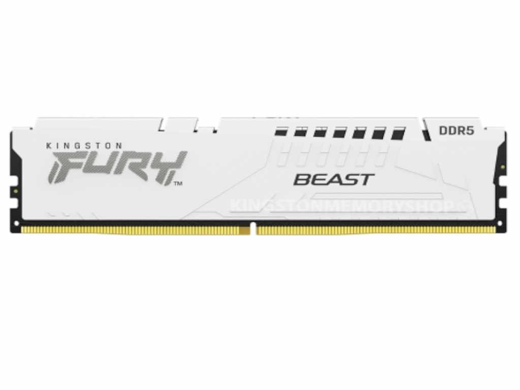 Kingston 16GB 5200MHz DDR5 W.White, Fury Beast (1x16GB)CL40, XMP 3.0 Ready, - Image 2