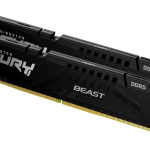Kingston 64GB 6000MHz DDR5Fury Beast (2x32GB), CL30,XMP, EXPO, 2RX8, 288-pin 16Gbit
