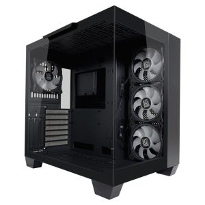LC-Power Case Gaming 809BE-ATX, ATX, Micro ATX, MiniITX4x 120mm ARGB fans, tempered glass
