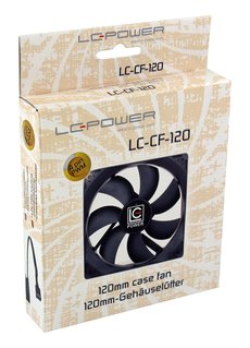LC-Power Case fan LC-CF-120120x 120x25 mm,12V 4 pin PWMsleeving&anti-vibration washers - Image 3