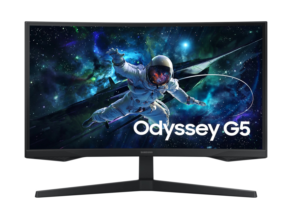 27'' WQHD Odyssey Gaming G55C165Hz,1ms,300cd,HDMI,DP,HDR10,VESA 75x75,Tilt,Crna boja - Image 4