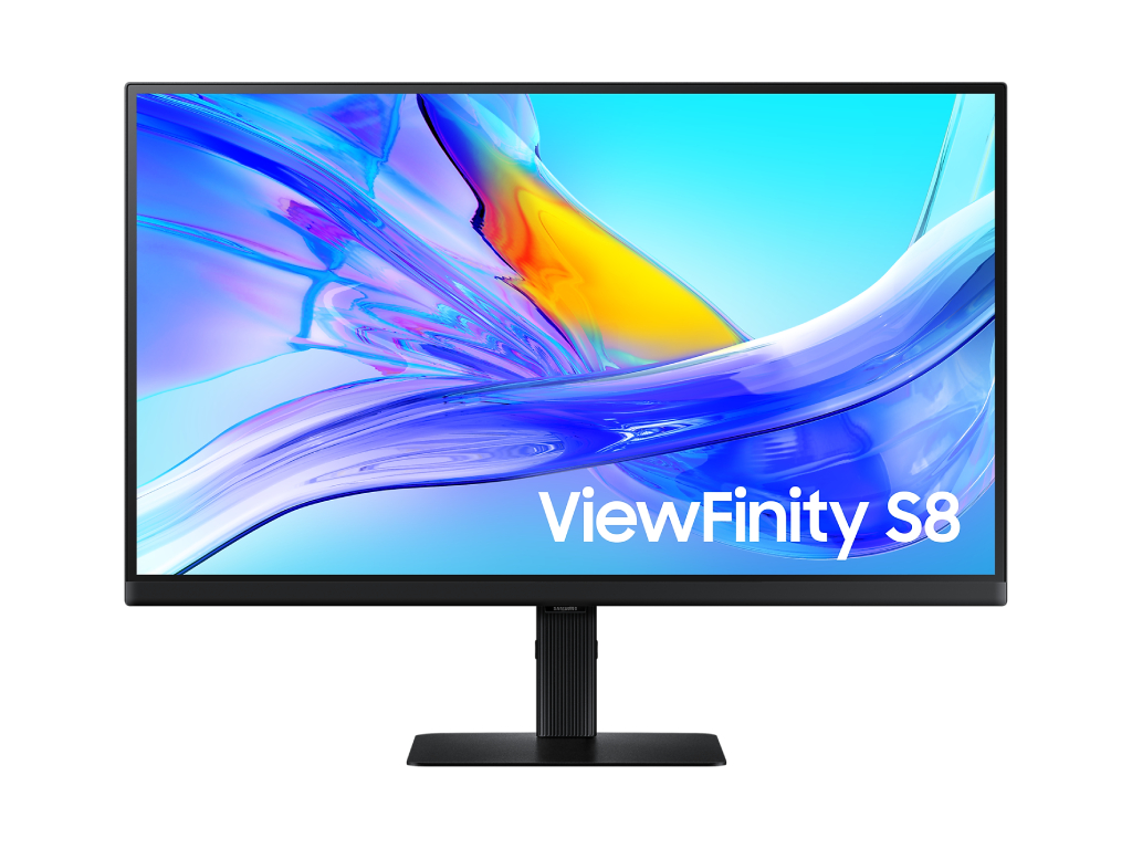 Samsung ViewFinity S8 27" mon4K, PS, 60Hz, 350cd, 5ms, HDMIDP, USB-C 90W, RJ-45, HAS - Image 2