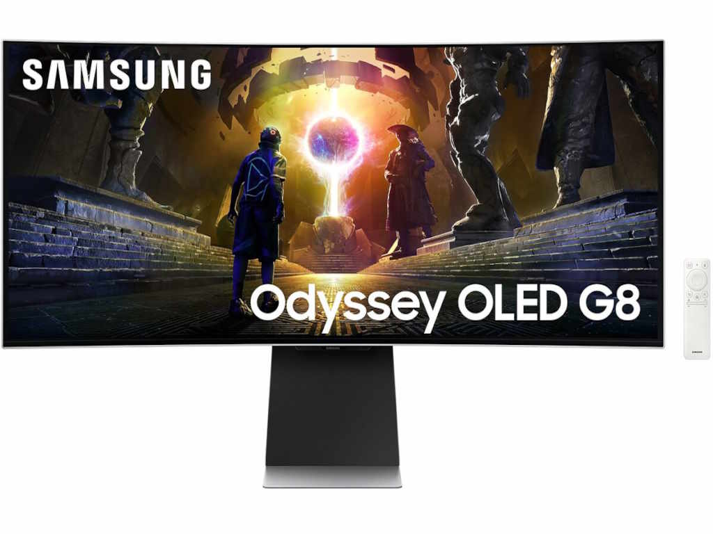Samsung 34" Odyssey G8 Monitor1800R, UWQHD, OLED, 175Hz0.03ms, 2xHDMI , DP, 2xUSB 3.0 - Image 3