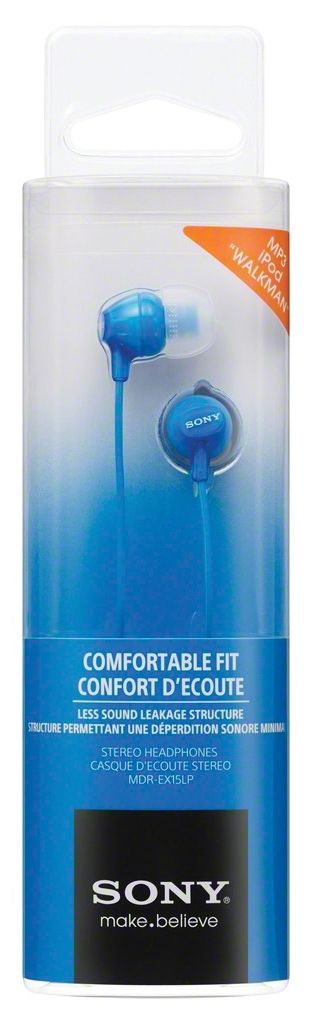 Sony slušalice EX15 plaveIn-Ear BlueSmartphone Mic and Control - Image 2
