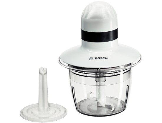 BOSCH sjeckalica 400W, BIJELA, 0.8L, INOX nož, ploča za tučenje vrhnja,SL - Image 2