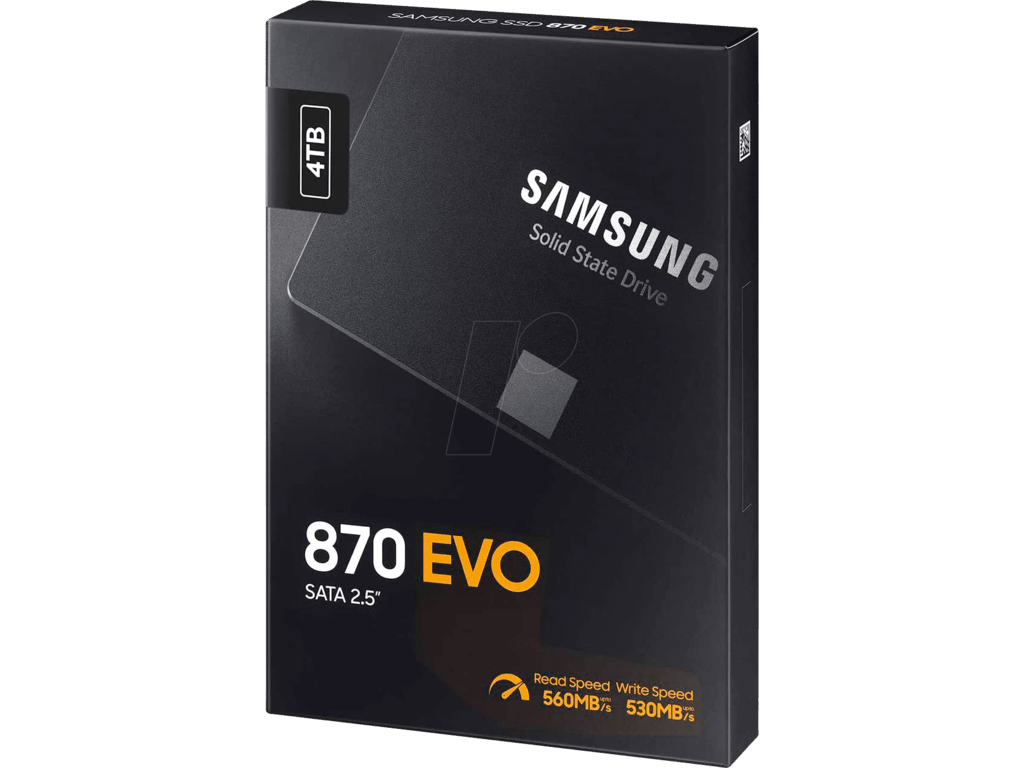 Samsung SSD 4TB 870 EVO2.5'' SATA3;V-NAND MLC560MB/s read,530MB/s write - Image 2