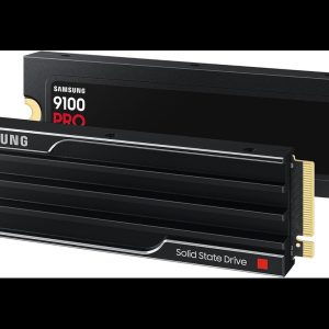 Samsung 9100 PRO 1TB HeatsinkNVMe M.2,PCIe 5.0 x414700MB/s read,13300MB/s write