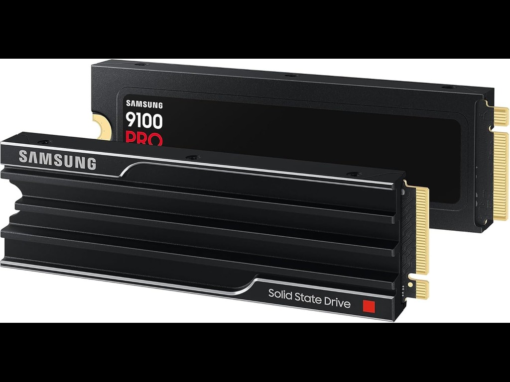 Samsung 9100 PRO 1TB HeatsinkNVMe M.2,PCIe 5.0 x414700MB/s read,13300MB/s write
