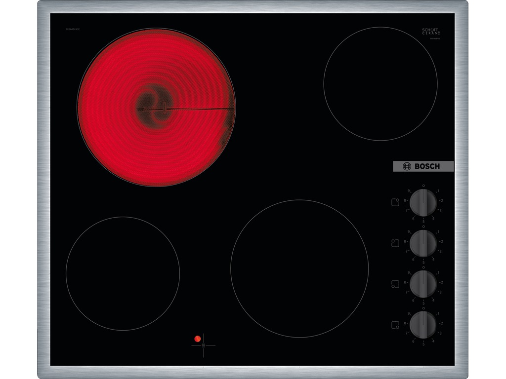 BOSCH Staklokeramička ploča Serie 2| INOX okvir, Mehaničke kontrole