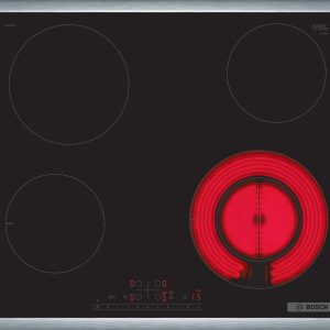 BOSCH Staklokeramička ploča Serie 6| 60 cm, INOX okvir 1 prošireno kolo