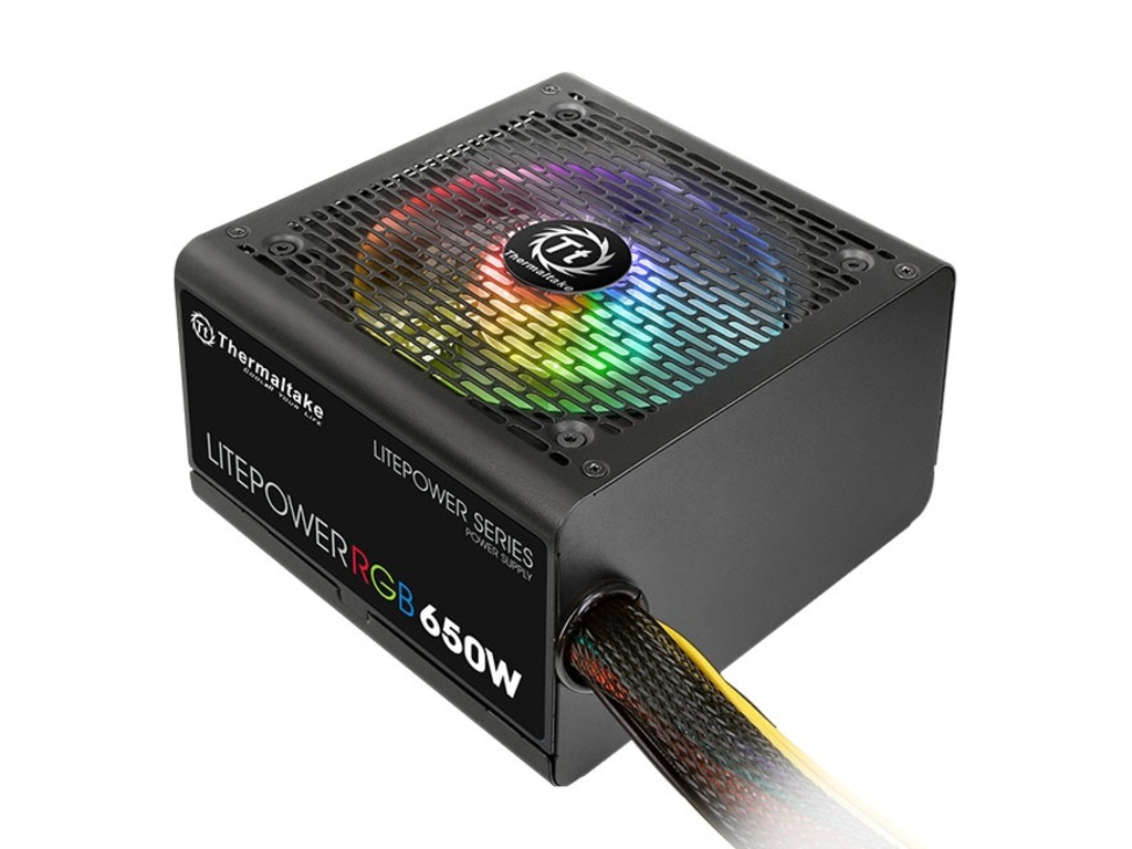 Thermaltake Litepower RGB 650WBlack RGB,6+2pin PCI-E Connector x 2 - Image 2