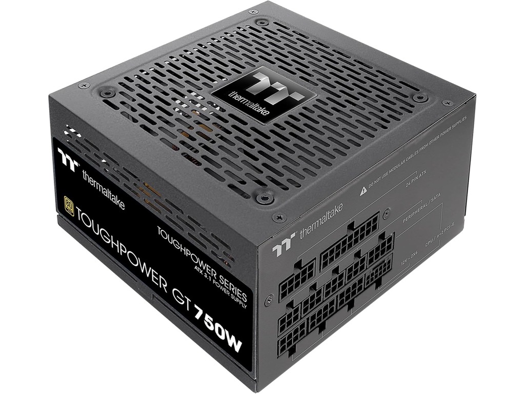 Thermaltake Toughpower GT 750w80+ Gold, full modular,ATX 3.1 native 12V-2x6 connector - Image 2