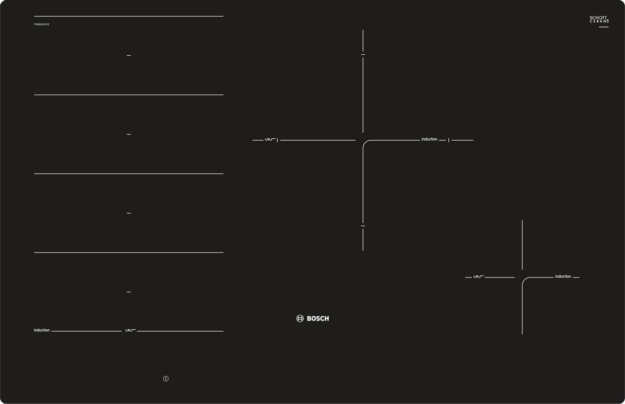 BOSCH indukcijska ploča Serie 8|, 80 cm, bez okvira, FlexIndZone, DirectSelect Premium, ES - Image 2