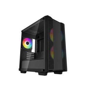 DeepCool Case CC360 ARGBmATX, mini-itx, 3x 120mm fanstempered glass