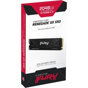 Kingston SSD 2TB NVMe M.2Fury Renegade, PCIe 5.0R/W : 14700/14000MB/s