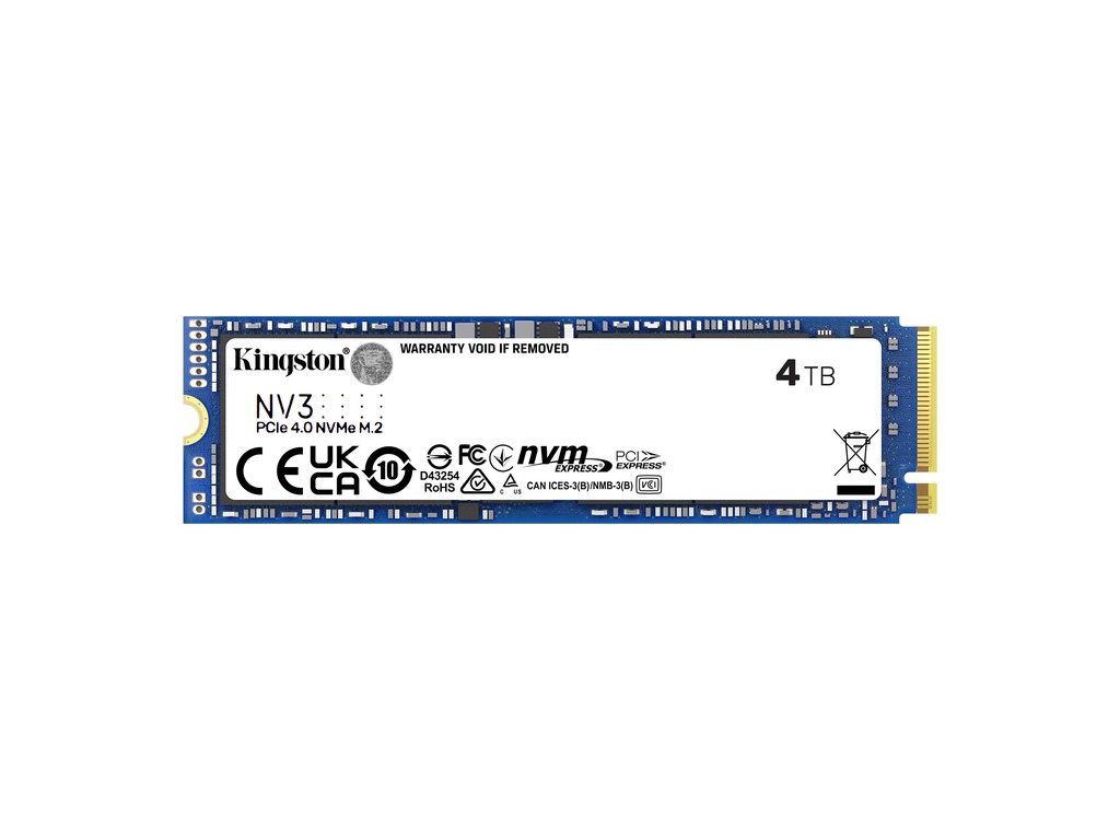 Kingston SSD 4TB NV3NVMe PCIe Gen 4.0x4R/W : 6000/5000MB/s - Image 2