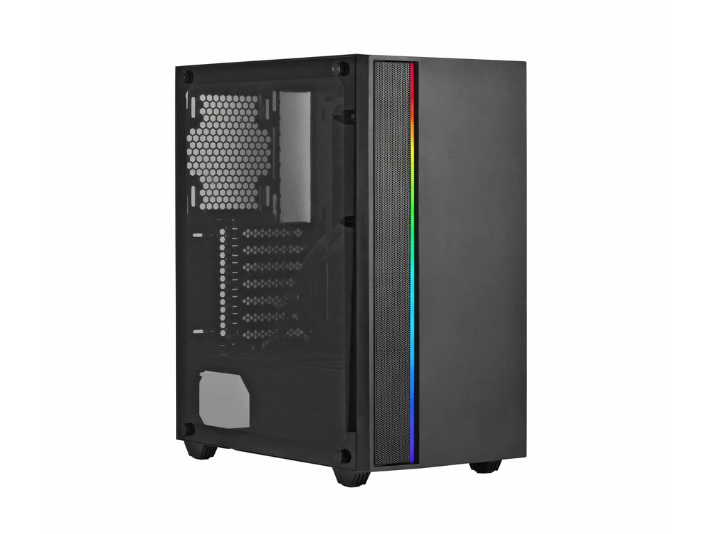 Spire midi case 7038 RGB meshRGB Fan, ATX, Micro ATX, 3xUSBVGA:355mm, CPU Cooler:170mm - Image 2