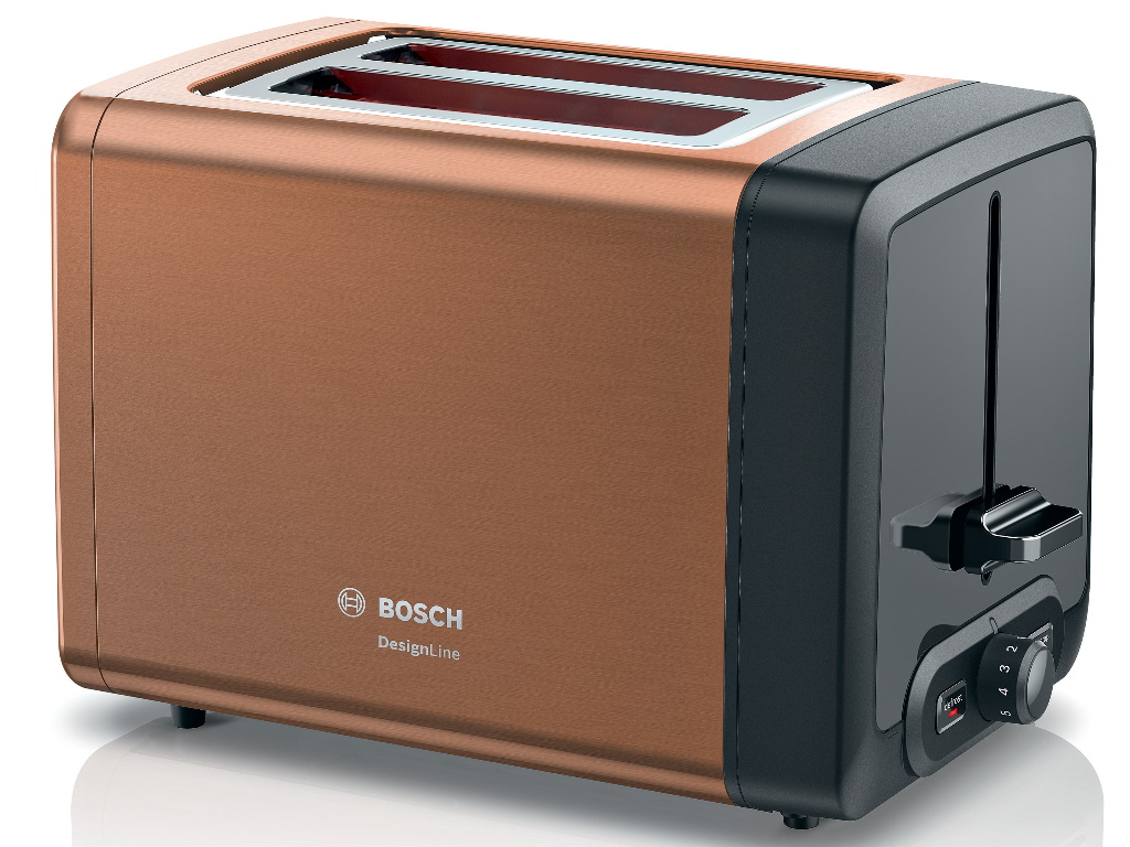 BOSCH Toster 2 kriške, DesignLine, Gold970 W - Image 2